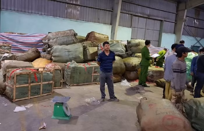 Vụ 25 ô tô chở hàng “made in Vietnam” về từ Trung Quốc bị triệt phá