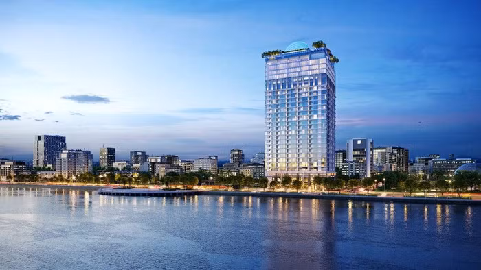 Phối cảnh dự án The Royal Boutique Hotel &amp; Condo Đà Nẵng của Tập đoàn Danh Khôi