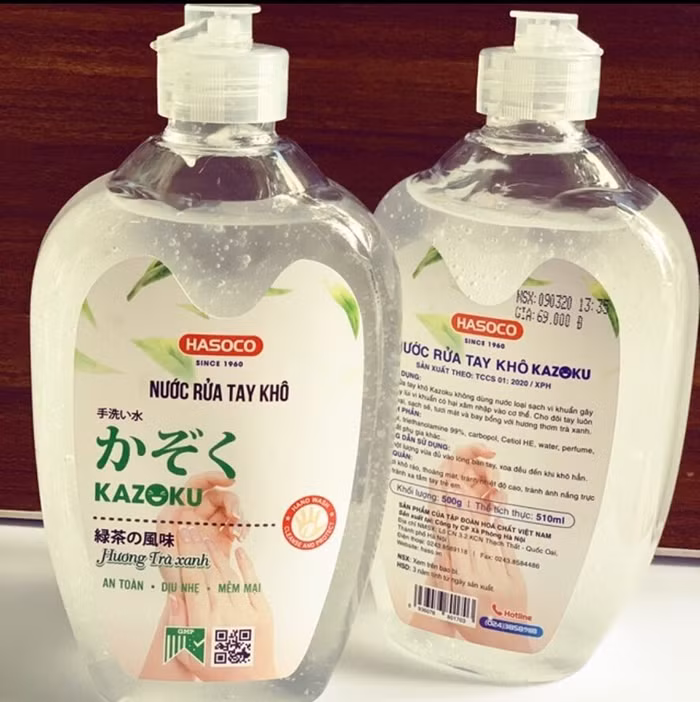 Sản phẩm trôi nổi mang thương hiệu của Hasoco (Công ty Cổ phần xà phòng Hà Nội - Công ty Thành viên của Tập đoàn Hóa chất Việt Nam) sản xuất