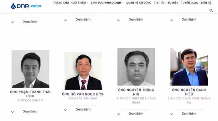 Chủ tịch HĐQT Ninh Vân Bay hiện đang làm giám đốc đầu tư của DNP Water