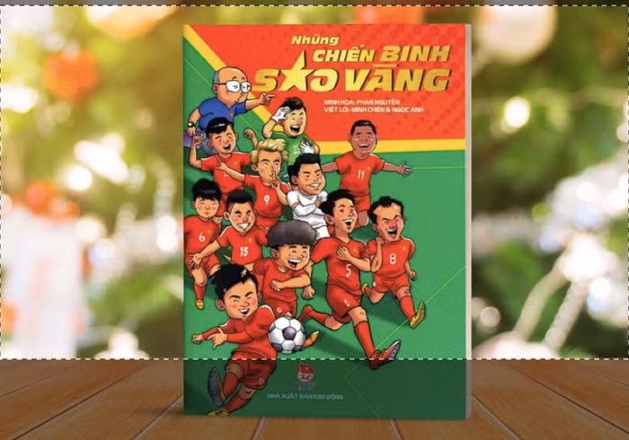 Đội tuyển bóng đá Việt Nam được "lên sách" của NXB Kim Đồng