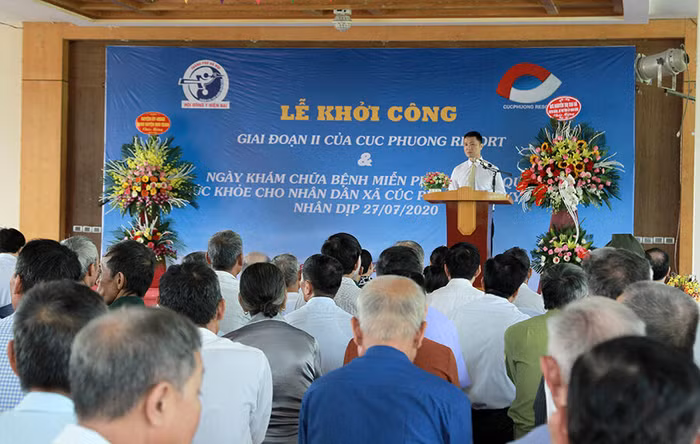Ông Bùi Văn Mạnh – Phó Giám đốc Sở Du lịch tỉnh Ninh Bình phát biểu tại sư kiện. Ảnh: Thuý Vân