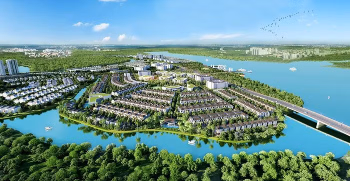 Aqua City có điều kiện thiên nhiên lý tưởng với 3 mặt giáp sông tạo ra không gian sống xanh hoàn hảo