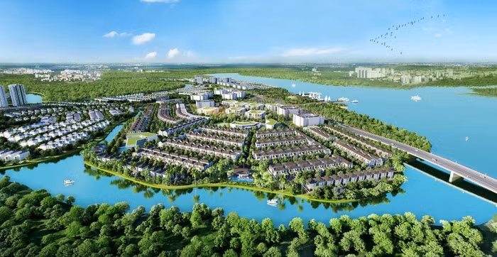 Phối cảnh đô thị sinh thái thông minh Aqua City của Tập đoàn Novaland