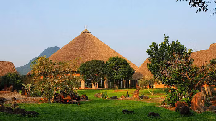 Một góc Cuc Phuong Resort. Ảnh: Thuý Vân