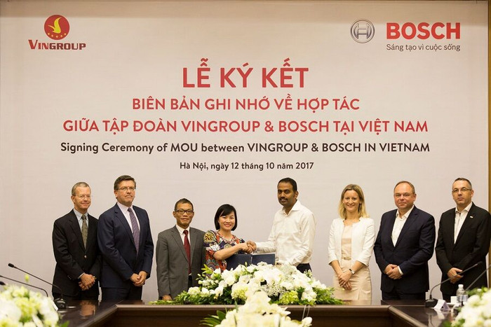 Vingroup và Bosch hợp tác sản xuất ô tô, xe máy điện