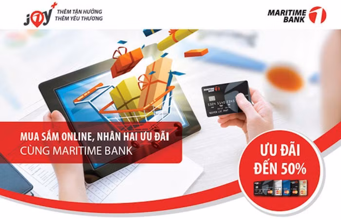 Giảm thêm 30% cho chủ thẻ Maritime Bank Mastercard khi mua sắm tại Lazada