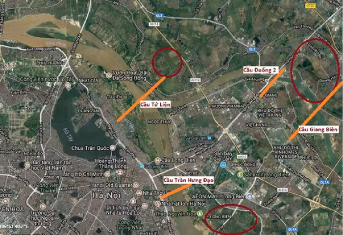 Đón 4 cây cầu mới tỷ đô, liệu phía Đông Hà Nội có “sốt đất”, giá sẽ tăng bao nhiêu thì hợp lý?