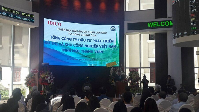 Idico thu về 1.324 tỷ đồng sau phiên bán đấu giá 55,3 triệu cổ phần