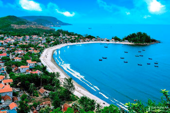 Một góc biển Quỳnh. Ảnh: Báo Nghệ An