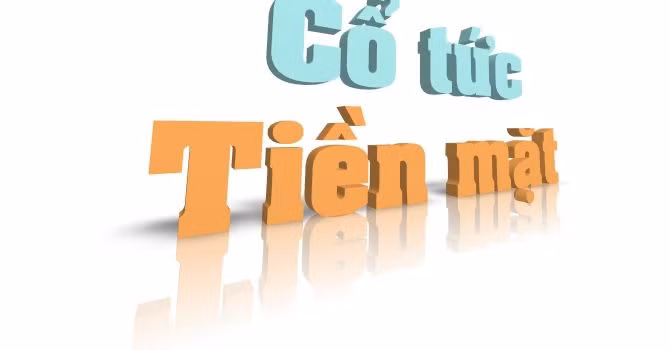 chia cổ tức bằng tiền mặt