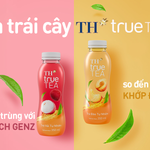 Bộ đôi trà trái cây TH true Tea đang được giới trẻ yêu thích