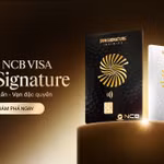 Hội viên Sun Signature đủ điều kiện đã có thể đăng ký phát hành thẻ visa NCB ngay hôm nay trên ứng dụng NCB iziMobile