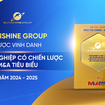 Sunshine Group được vinh danh là Doanh nghiệp có chiến lược M&A tiêu biểu năm- 2024 - 2025