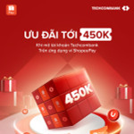 Mở tài khoản Techcombank trên ứng dụng ShopeePay