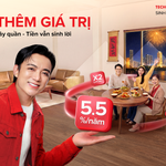 Techcombank Sinh lời tự động - Tiền Tết chưa dùng sinh lời ưu 5.5%/năm và đảm bảo an toàn tối đa