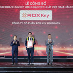 Tổng Giám đốc ROX Key Nguyễn Văn Hiệp lên nhận giải Profit500