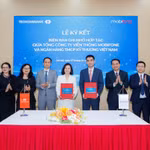 MobiFone & Techcombank ký kết hợp tác toàn diện, kiến tạo hệ sinh thái tài chính - công nghệ số