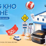 Cùng LocknLock “bung kho đón hè” tại W2C Bắc Ninh: Hơn 100.000 sản phẩm giảm tới 50%++