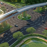 Tàu điện đô thị LRT tại Phú Quốc được thiết kế đi ngầm, đi mặt đất và đi trên cao, kiến tạo trục giao thông thông minh