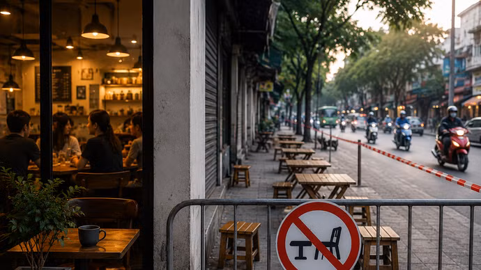 Vỉa hè không còn "miễn phí", F&B phải cạnh tranh bằng năng lực vận hành