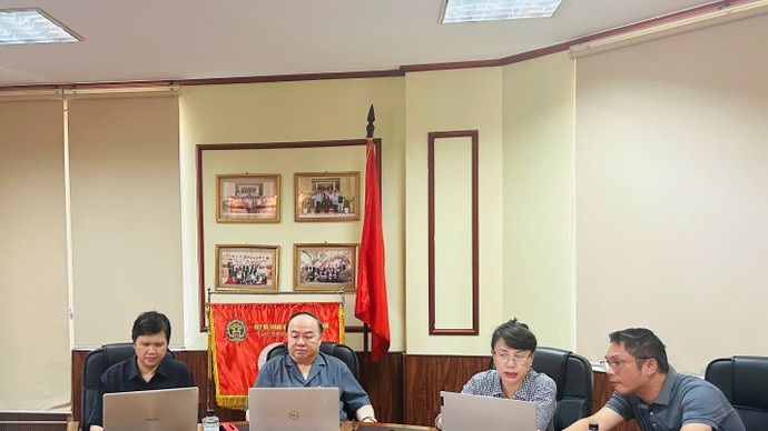 Chủ tịch VACOD-HBA, Phó Chủ tịch Ủy ban Đối ngoại St. Petersburg họp trực tuyến bàn về chuỗi sự kiện ngoại giao nhân dân