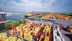 Phối cảnh Cảng trung chuyển quốc tế Cần Giờ (TP. HCM)