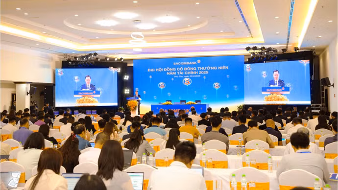 Toàn cảnh Đại hội cổ đông năm tài chính 2025 của Sacombank