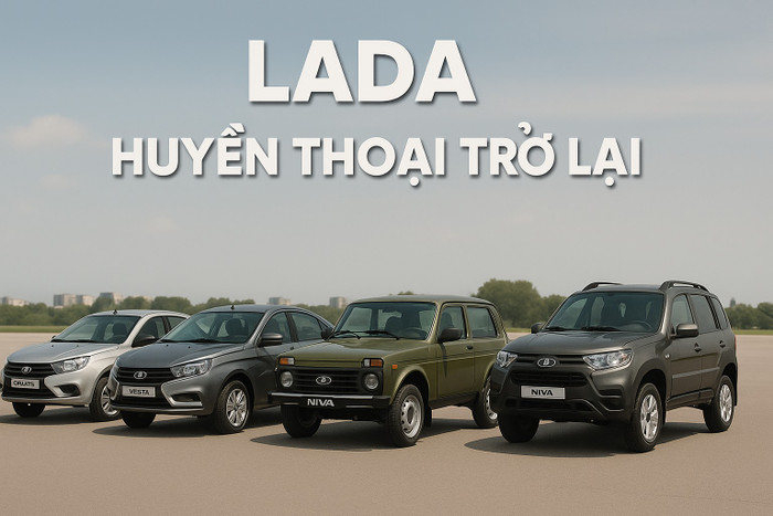 Ô tô Lada của Nga xuất hiện tại Việt Nam - Huyền thoại liệu có trở lại?