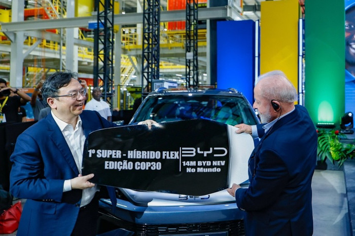 BYD xuất xưởng chiếc xe năng lượng mới thứ 14 triệu tại nhà máy Brazil