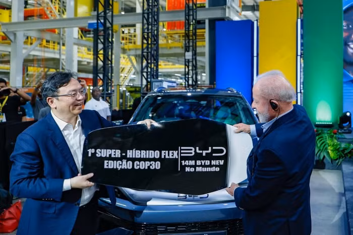 BYD xuất xưởng chiếc xe năng lượng mới thứ 14 triệu tại nhà máy Brazil