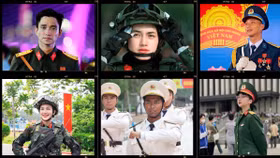 Chiêm ngưỡng vẻ đẹp "vạn người mê" của dàn hoa khôi, nam thần tham gia lễ diễu binh 30/4