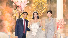 Đám cưới của Tiên Nguyễn - con gái tỷ phú Johnathan Hạnh Nguyễn và doanh nhân Thuỷ Tiên gây sốt mạng xã hội
