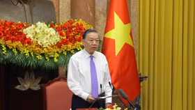 Tổng Bí thư, Chủ tịch nước Tô Lâm phát biểu tại buổi gặp mặt 100 tấm gương tiêu biểu trong Chương trình "Việc tử tế" của Đài Truyền hình Việt Nam