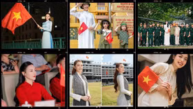 Dàn sao Việt rực rỡ trong tà áo dài truyền thống, tự hào mừng đại lễ 30/4