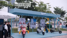 Nhiều không gian check-in cho các bạn trẻ yêu thích Vespa