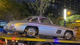 "Huyền thoại cánh chim" Mercedes-Benz 300 SL bất ngờ xuất hiện tại Việt Nam