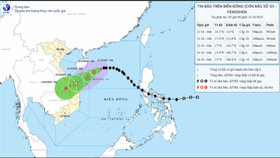 Cập nhật vị trí bão số 12 Fengshen vào 5h ngày 21/10
