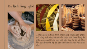 Mỗi làng nghề là một câu chuyện, một hành trình