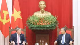 Tổng Bí thư Tô Lâm tiếp ông Eric Hambly, Chủ tịch Hội đồng quản trị kiêm Tổng Giám đốc điều hành Tập đoàn Murphy Oil