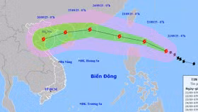 Bản đồ dự báo đường đi, khu vực ảnh hưởng của bão Ragasa