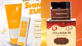 2 trong số 9 sản phẩm mỹ phẩm của Công ty TNHH thương mại tổng hợp & dịch vụ Linh Anh bị đình chỉ lưu hành và thu hồi trên toàn quốc