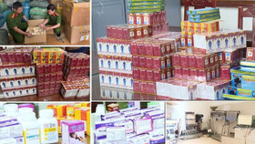 Gần 10 tấn là sản phẩm và nguyên liệu làm thuốc giả bị Công an Thanh Hoá thu giữ