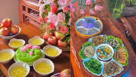 Chiêm ngưỡng loạt mâm cỗ chay đẹp mắt mừng lễ Phật Đản của hội chị em yêu bếp