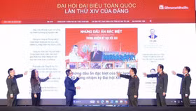 Giao diện Chuyên trang "Đại hội đại biểu toàn quốc lần thứ 14 của Đảng" trên Báo điện tử CAND
