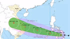 Bão Kalmaegi khả năng đi vào Biển Đông vào sáng 5/11
