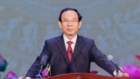 Ông Nguyễn Văn Nên, Ủy viên Bộ Chính trị, Thường trực Tiểu ban Văn kiện Đại hội 14