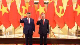 Tổng Bí thư Tô Lâm và Tổng Bí thư, Chủ tịch nước Trung Quốc Tập Cận Bình