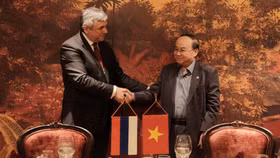 Chủ tịch HBA-VACOD đón tiếp Phó Chủ tịch Ủy ban Đối ngoại Saint Petersburg, Liên bang Nga đầu năm mới