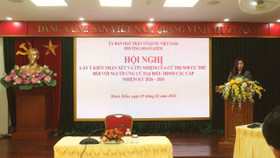 100% cử tri nơi cư trú tín nhiệm ông Trần Thọ Hiển ứng cử đại biểu HĐND thành phố Hà Nội